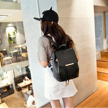 Load image into Gallery viewer, Women Backpack Women Leather Backpacks School bags Travel Shoulder