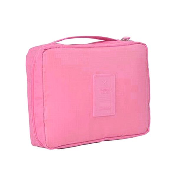 Béis Travel The Cosmetic Pouch Set in Pink